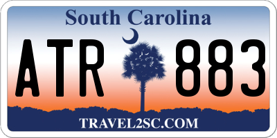 SC license plate ATR883
