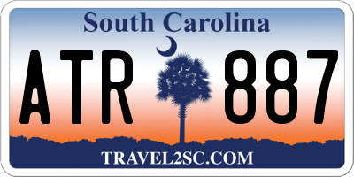 SC license plate ATR887