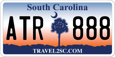SC license plate ATR888
