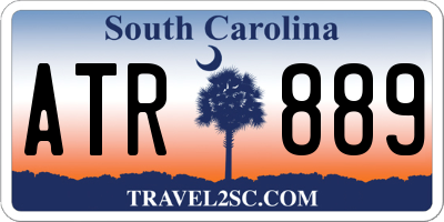 SC license plate ATR889