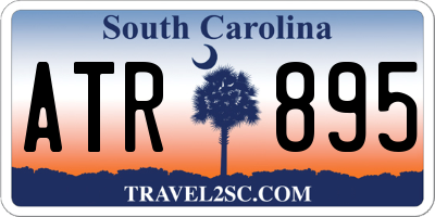 SC license plate ATR895