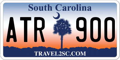 SC license plate ATR900