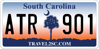 SC license plate ATR901