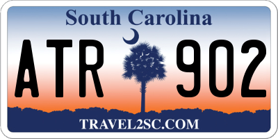 SC license plate ATR902