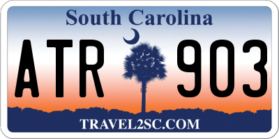 SC license plate ATR903