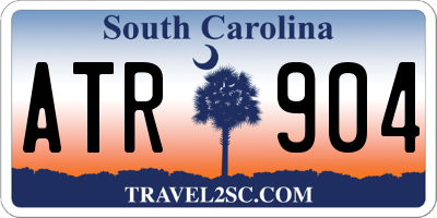 SC license plate ATR904