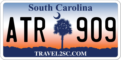 SC license plate ATR909