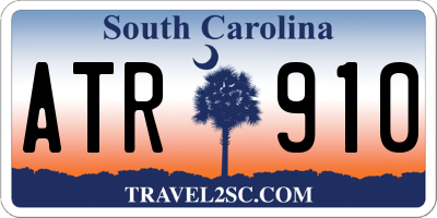 SC license plate ATR910