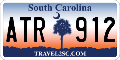 SC license plate ATR912