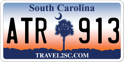 SC license plate ATR913