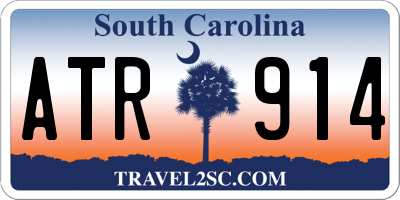 SC license plate ATR914