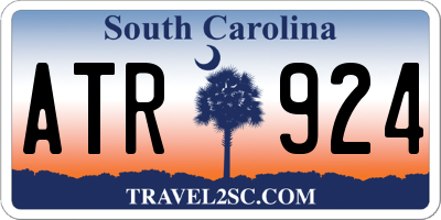 SC license plate ATR924