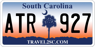 SC license plate ATR927