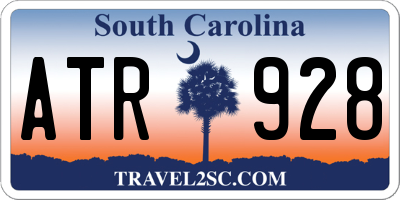 SC license plate ATR928