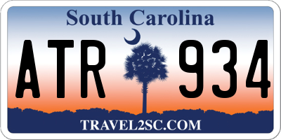 SC license plate ATR934