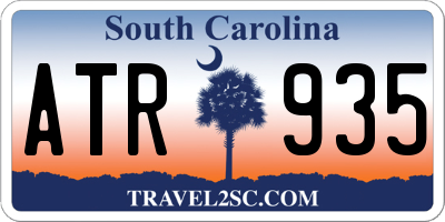 SC license plate ATR935