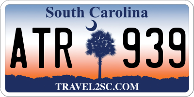 SC license plate ATR939