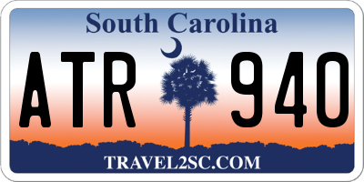 SC license plate ATR940