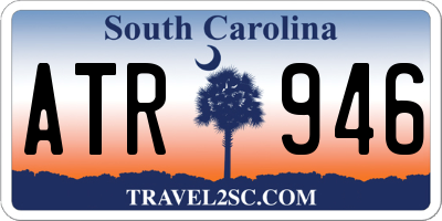 SC license plate ATR946