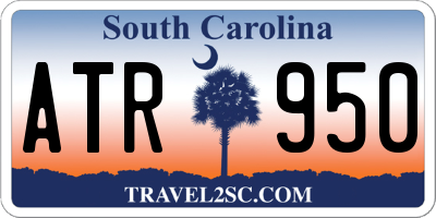 SC license plate ATR950