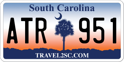 SC license plate ATR951