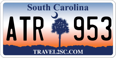 SC license plate ATR953