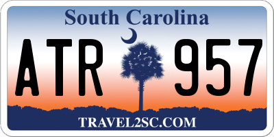 SC license plate ATR957