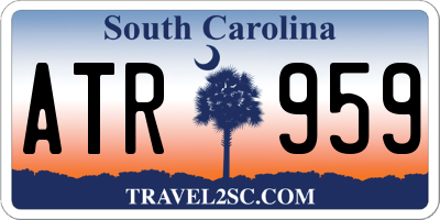SC license plate ATR959