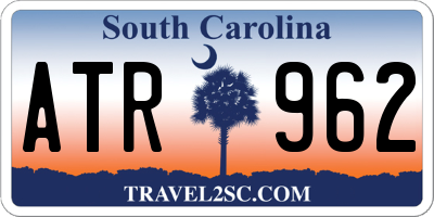 SC license plate ATR962