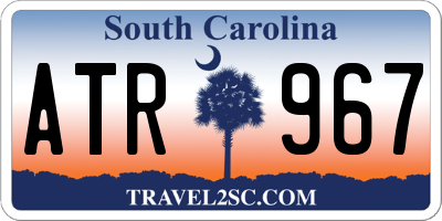 SC license plate ATR967