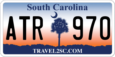SC license plate ATR970