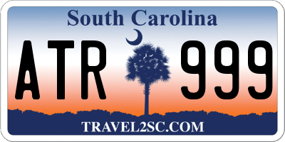 SC license plate ATR999