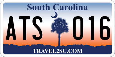 SC license plate ATS016