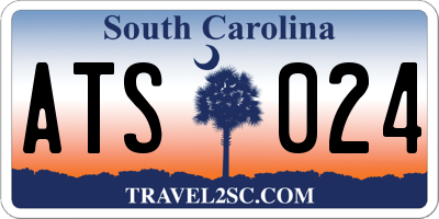 SC license plate ATS024