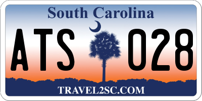 SC license plate ATS028
