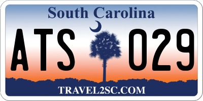 SC license plate ATS029