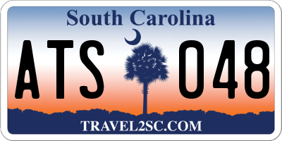 SC license plate ATS048