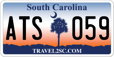 SC license plate ATS059