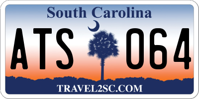 SC license plate ATS064