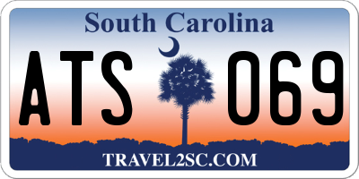 SC license plate ATS069