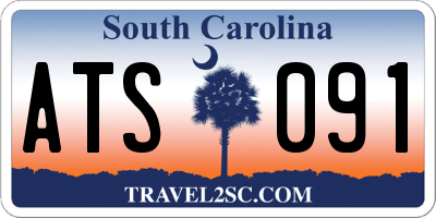 SC license plate ATS091