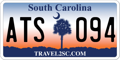 SC license plate ATS094