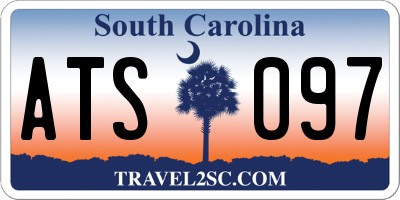 SC license plate ATS097