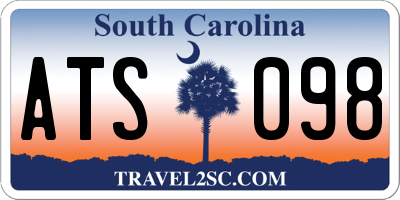 SC license plate ATS098