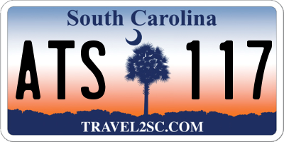 SC license plate ATS117