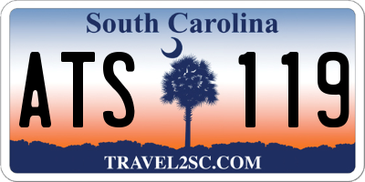 SC license plate ATS119