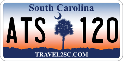 SC license plate ATS120