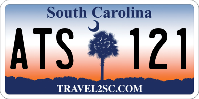 SC license plate ATS121