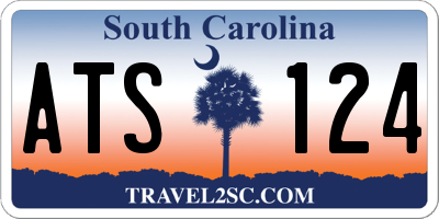 SC license plate ATS124
