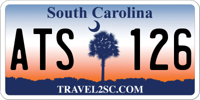 SC license plate ATS126